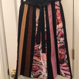 Vintage handmade batik wrap skirt.